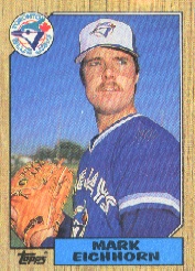 1987 Topps Baseball Cards      371     Mark Eichhorn